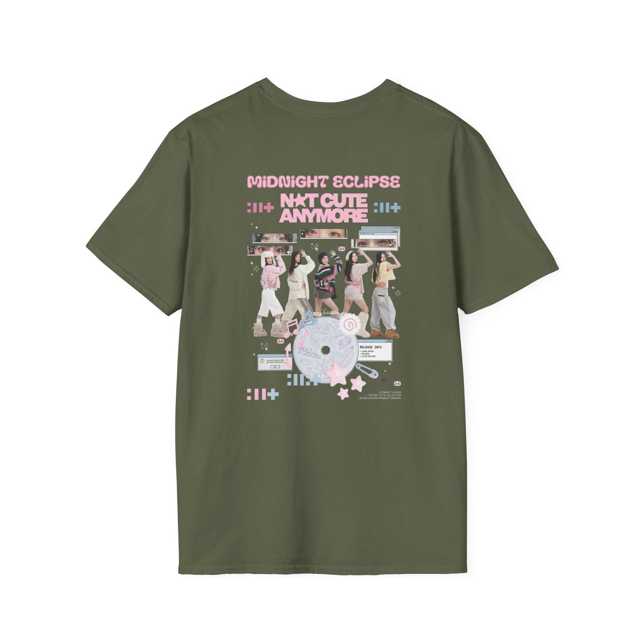 ILLIT Kpop Pastel Photo Collage T-shirt | Midnight Eclipse Fan
