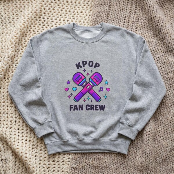 K-pop Fan Crew Sweatshirt | comeback, fan chant, purple era
