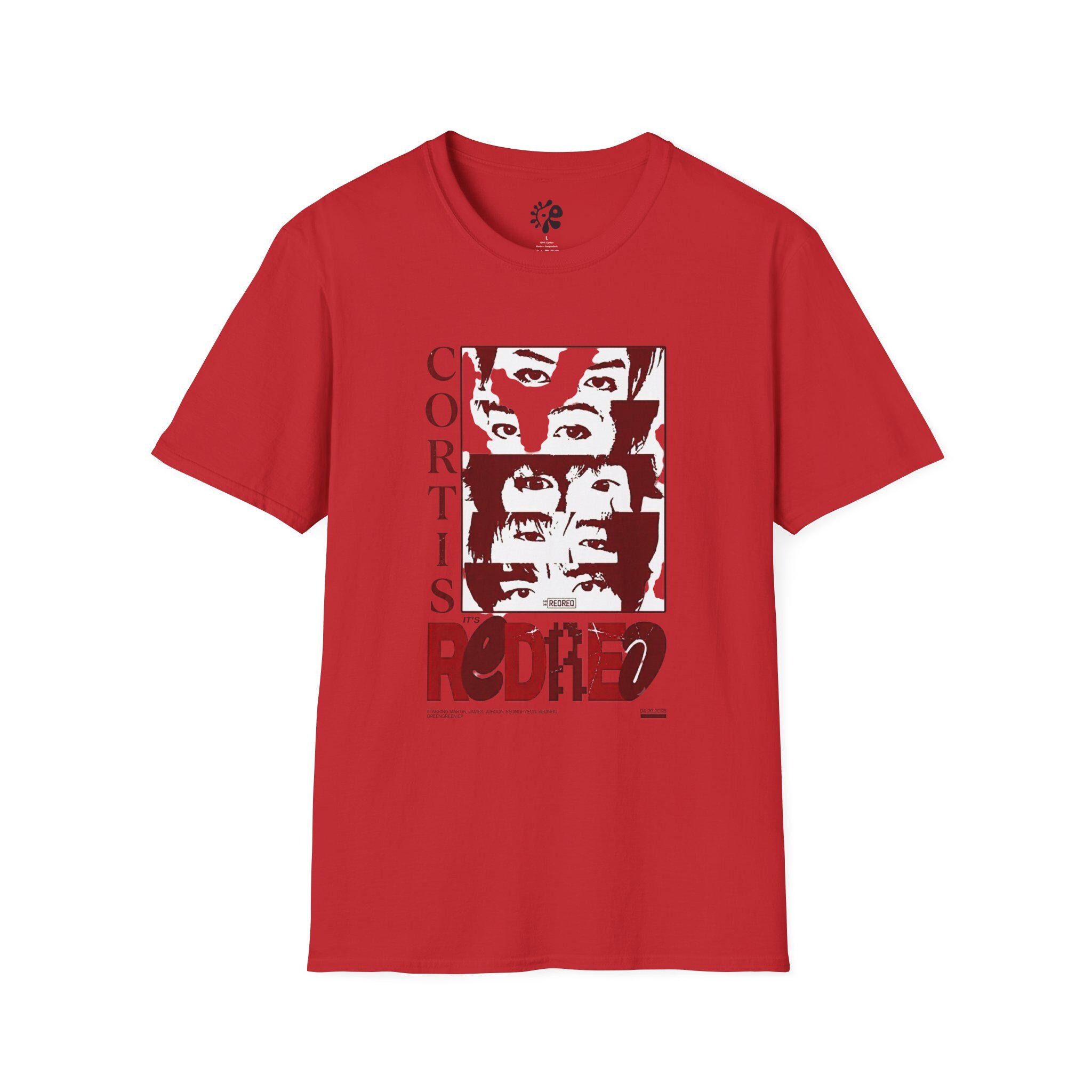 CORTIS ツアー PYPD 仁川 Tシャツ REDRED ver. Lサイズ Cortis Redhead T-shirt | Pop Art Faces, Stacked Eyes Design - Etsy