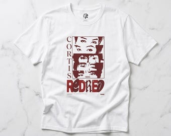 Cortis Redhead T-Shirt | Pop Art Faces, Stacked Eyes Design
