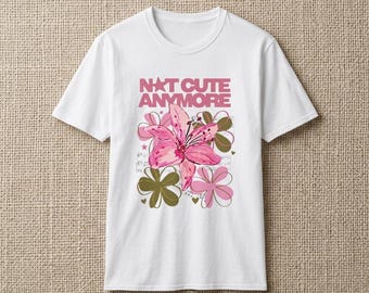 Kpop ILLIT Not Anymore T-Shirt | Pastel Photo Collage Tee