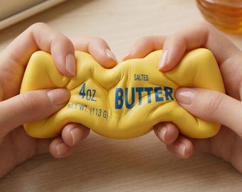 Salted Butter Stick (4oz / 113g) Squishy Toy