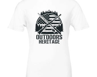 Sporting Outdoors T-Shirt | Soft & Comfy Unisex Tee | Eco-Friendly Graphic Shirt for Adventure Lovers | DTG Printed