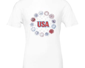 Premium Unisex Crewneck T-shirt | Bella + Canvas 3001 White