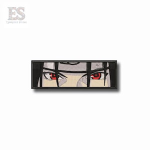 Anime Eyes Embroidered Patch