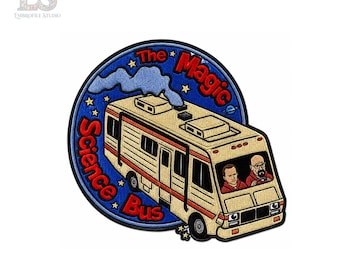 The Magic Science Bus Anime Manga Embroidered Patch