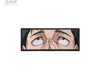Anime Manga Eyes Embroidered Patch