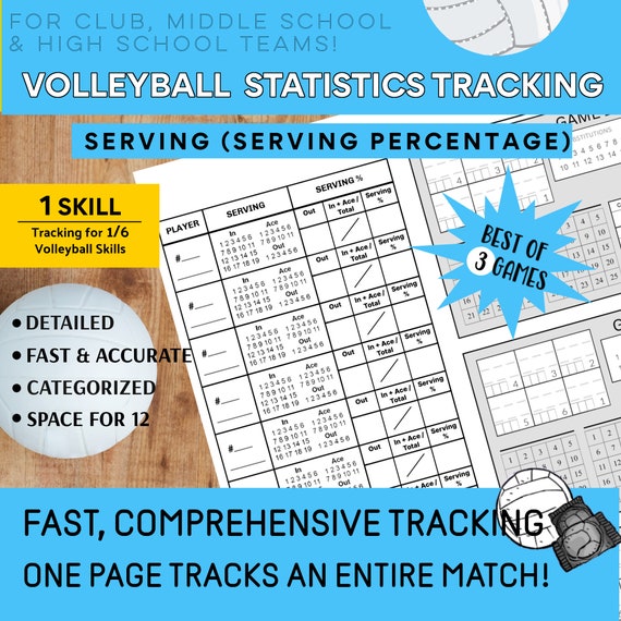 Volleyball Stat Sheets For High School