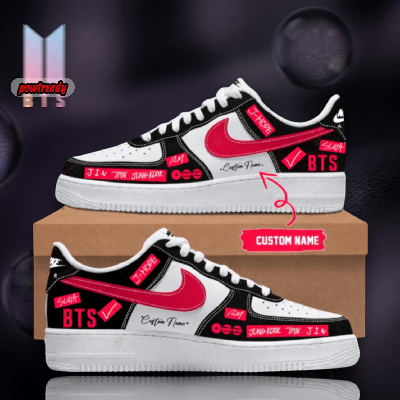 Bts Nike - Etsy