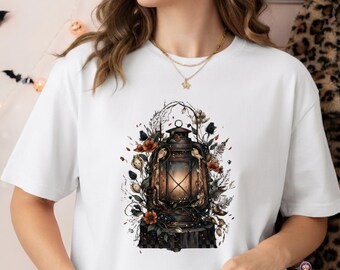 Rustic Lantern Halloween PNG | Halloween Clipart Cute Ghost PNG