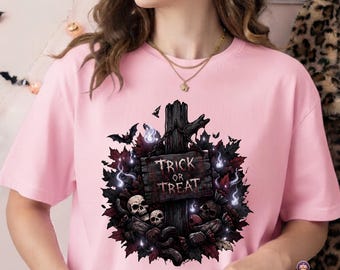 Halloween PNG Trick or Treat Sign PNG Pumpkin PNG Trick or Treat Png