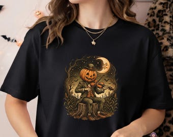 Halloween PNG Pumpkin Head Fiddler Pumpkin PNG Trick or Treat