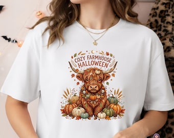 Cozy Farmhouse Halloween Fall PNG |Fall SVG Tis the Season PNG