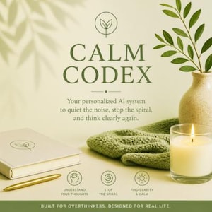 Calm Codex™ | Spersonalizowany asystent AI w sytuacjach lękowych | System komunikatów ChatGPT – niestandardowy kodeks
