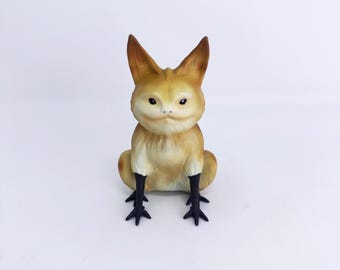 Figura de resina de gato Loth pintada a mano