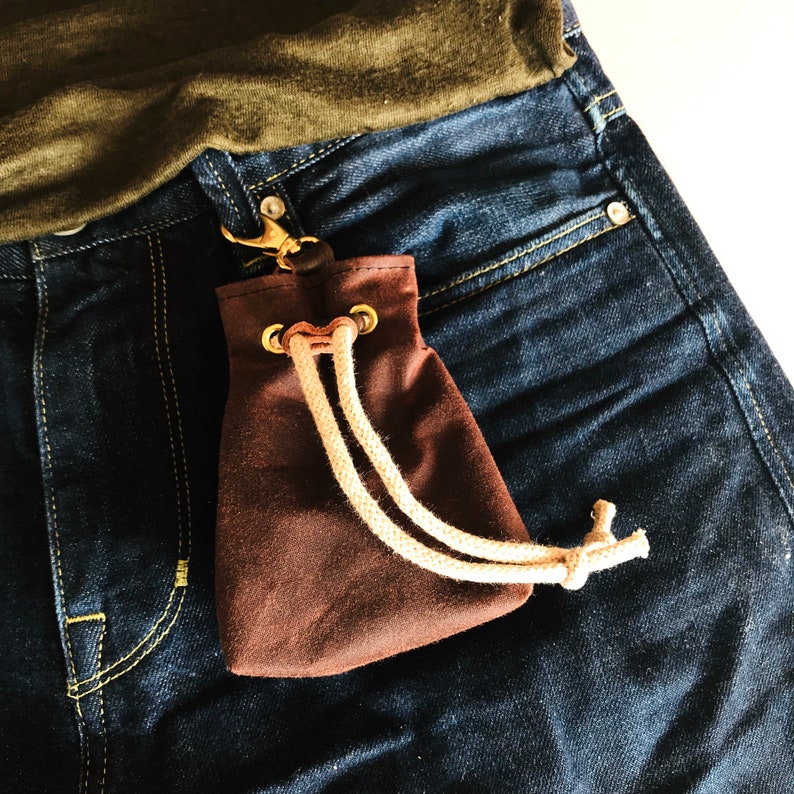 Puppy Dog Training Treat Bag Waterproof Waxed Canvas. Fits Etsy UK