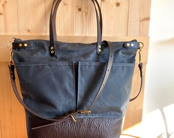 Sac à Main Mixte Tissu Et Cuir DEBORAH LEWIS - Style Rond Oblong, Neuf Avec Petits Défauts