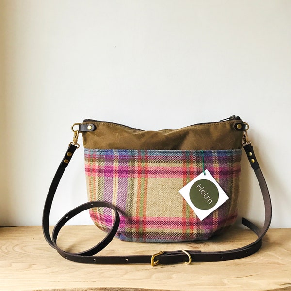 Brown Plaid Bag Etsy
