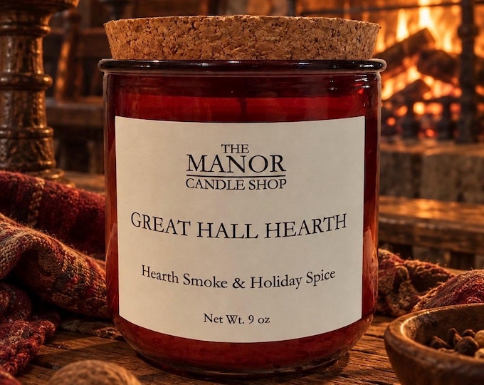 Great Hall Hearth - Hearth Smoke & Holiday Spice Scent.