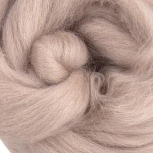 4oz. Mink Combed Corriedale Wool Premium Top Roving for Needle or Wet Felting or Spinning FREE SHIPING