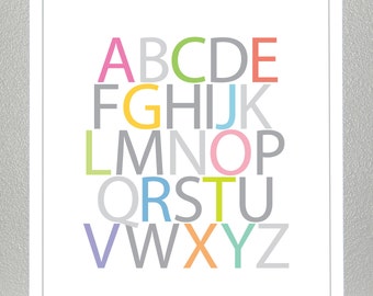 Alphabet Poster- 11x14