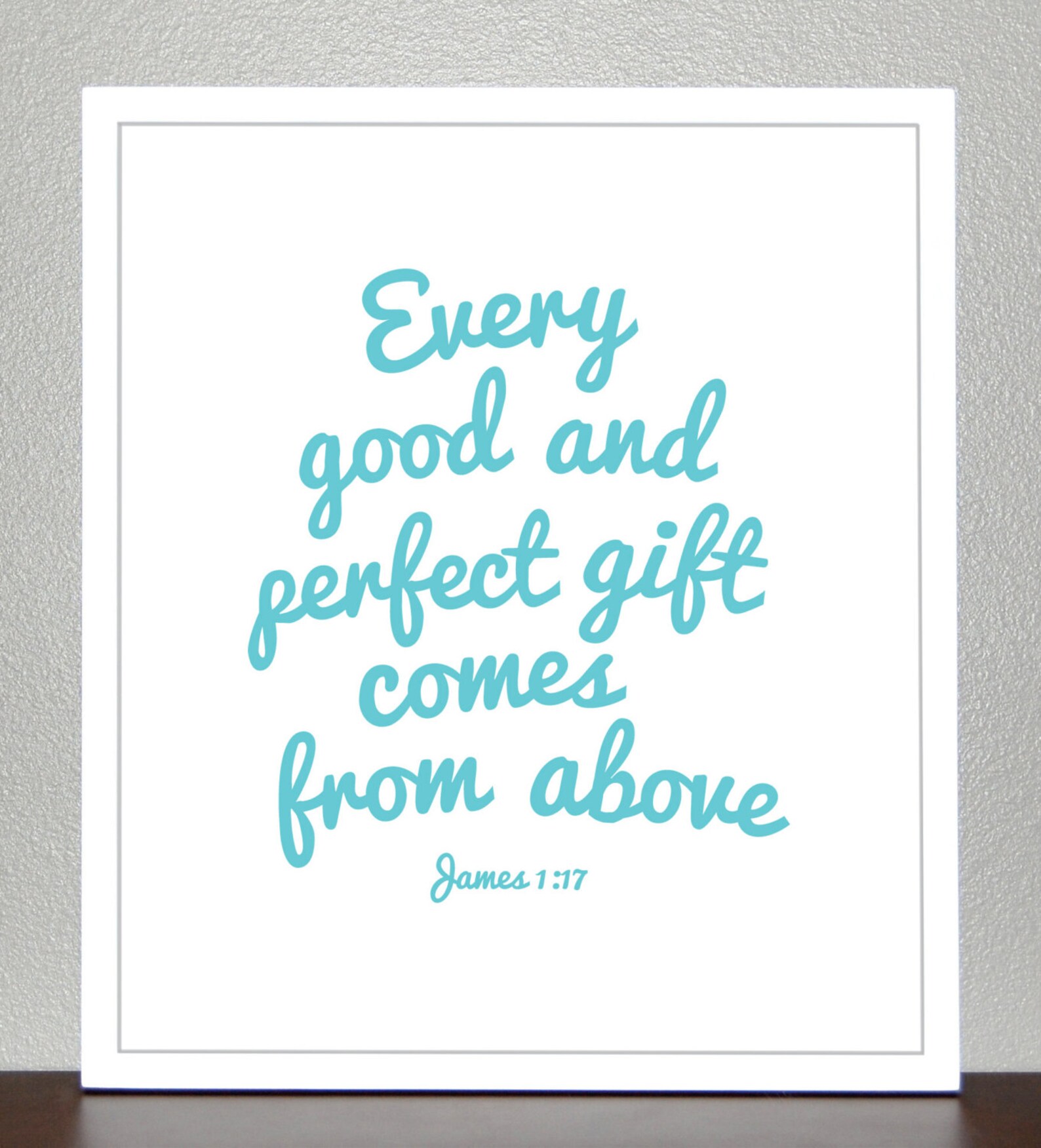 Nursery Decor LOVE bible verse James 117 you choose Etsy