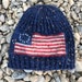 Betsy Ross Beanie Pattern - Digital Download - Knitting Pattern - USA - American Patriotism - Stars and Stripes - Red, White, and Blue 2020