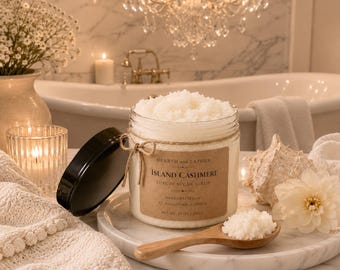 Sugar Scrub - Island Cashmere | Exfoliating Body Scrub | Self-Care Gift