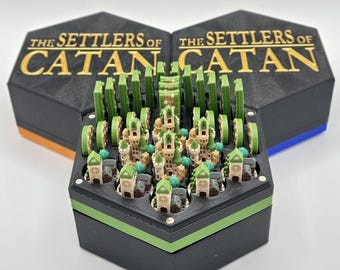 Catan Upgrade Player Piece Sets w/ Storage