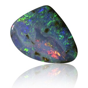 Solid Winton Boulder Opal Pink Fire Freeform Cabochon for Jewelry Making Pendant Necklace Ring 1.46 Carat 1884A005