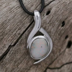 Boulder Opal Pendant Necklace MILKY WAY STARS Orange Fire Australian Opal Bohemian Style 3.47 Carat P1861B041-925