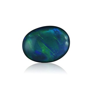 Black Opal Earrings Cabochon for Stud Earring Solid Australian Opal for Ring or Necklace 0.62ct Aussie Artisan Jewelry Seller 2984A028
