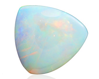 Solid Triangle Crystal Opal Ring Stone or Pendant Australian Opal Natural Untreated Loose Opal Piece for Jewelry Making 0.98 Carat 1967L006