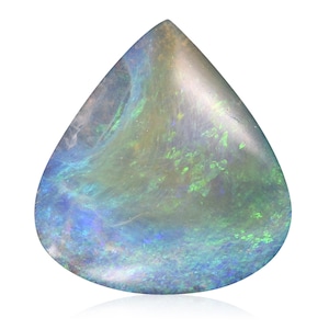 Semi-Transparent, Boulder Opal, 9.52 Carat, Australian Opal, Stone for Necklace, pierre pour collier 3001I001