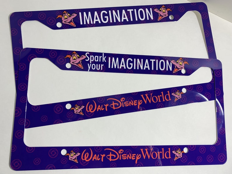 Figment Walt Disney World License Plate Frame Etsy