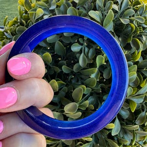 Blue Jadeite Bangle 63mm