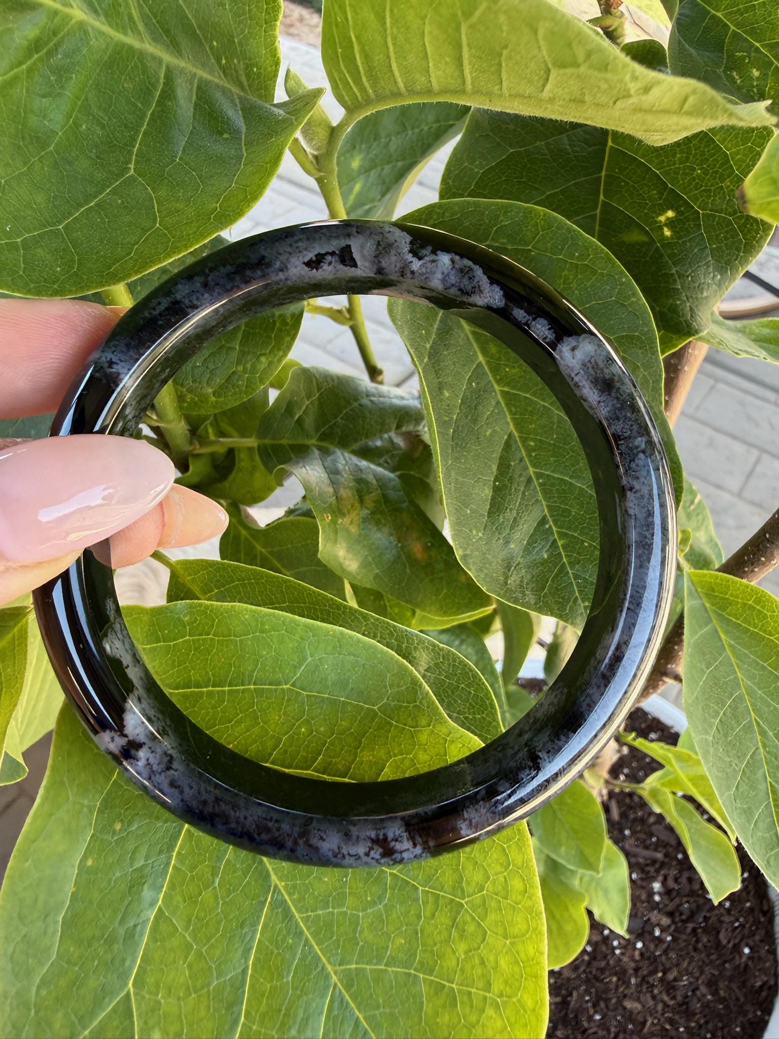 Flower agate bangles - Etsy 日本