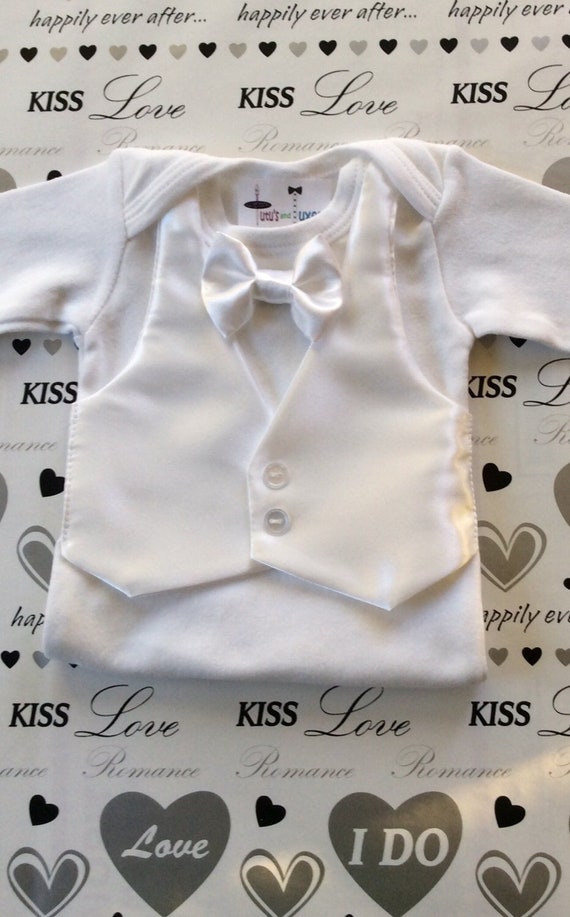 Baby Tuxedo Onesie Baby Suit Onesie Baby Vest Suit Baby Etsy