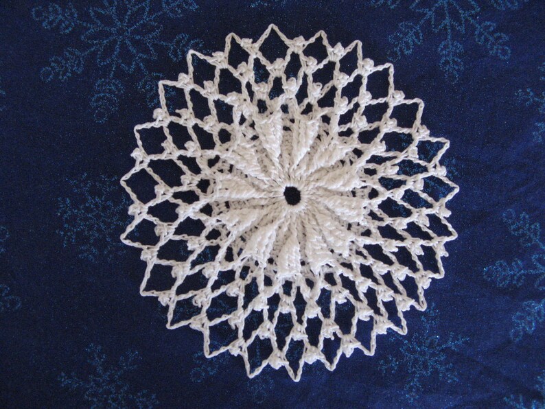 Crochet small doily 5 inches 99 7 image 4