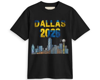 Suède Maillot de foot Dallas 2026 | t-shirt de football drapeau suédois | Cadeau pour les fans de football suédois | Vêtements de culture du football