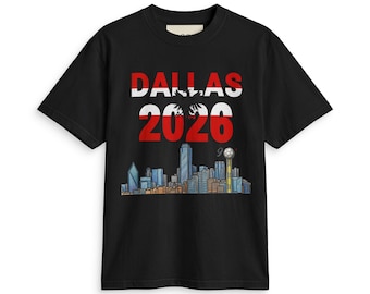 Autriche Maillot de foot Dallas 2026 | t-shirt de football avec drapeau autrichien | Cadeau de fan de futbol autrichien Eagle | Vêtements de culture du football