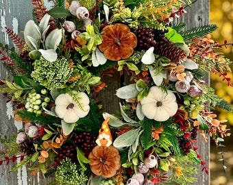Autumn Wreath, All Year round Wreath for Front Door