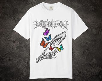 T-shirt unisex tinta in capo