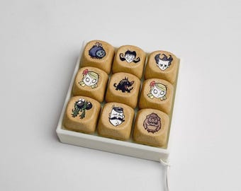 Llavero mecánico personalizado "Don't Starve Together" / 1/2/3/4/2x2/3x3 teclas / Llavero para aliviar el estrés por TDAH, regalo para entusiastas de los teclados