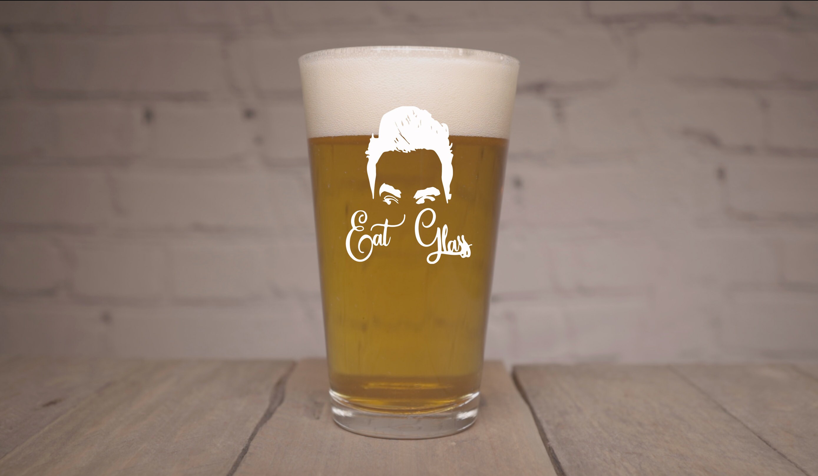 Schitt's Creek Pint Glass Eat Glass Beer Glass Custom Etsy