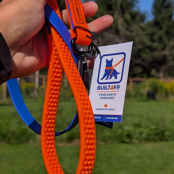 Tested Non Slip Supergrip Dog Leash | Heavy-Duty Biothane, Secure Locking Carabiner | Extra Light Weight