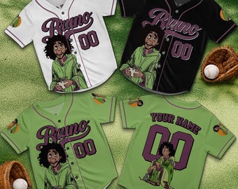 Personalized Bruno Madrigal Baseball Jersey, We Don't Talk About Bruno Shirt, Encanto Inspired Gift, Custom Name Jersey