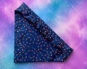 Patriottische pet-bandana | Rood-wit-blauwe hondenbandana | Fourth of July-kraagbandana | Handgemaakt honden- en kattenaccessoire
