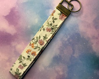 Floral Wristlet Keychain