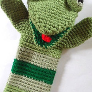 Froggy Hand Puppet Crochet Pattern